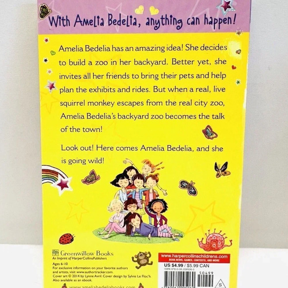 AMELIA BEDELIA GOES WILD! Paperback Book #4 by Herman Parish Brand New - Picture 2 of 2